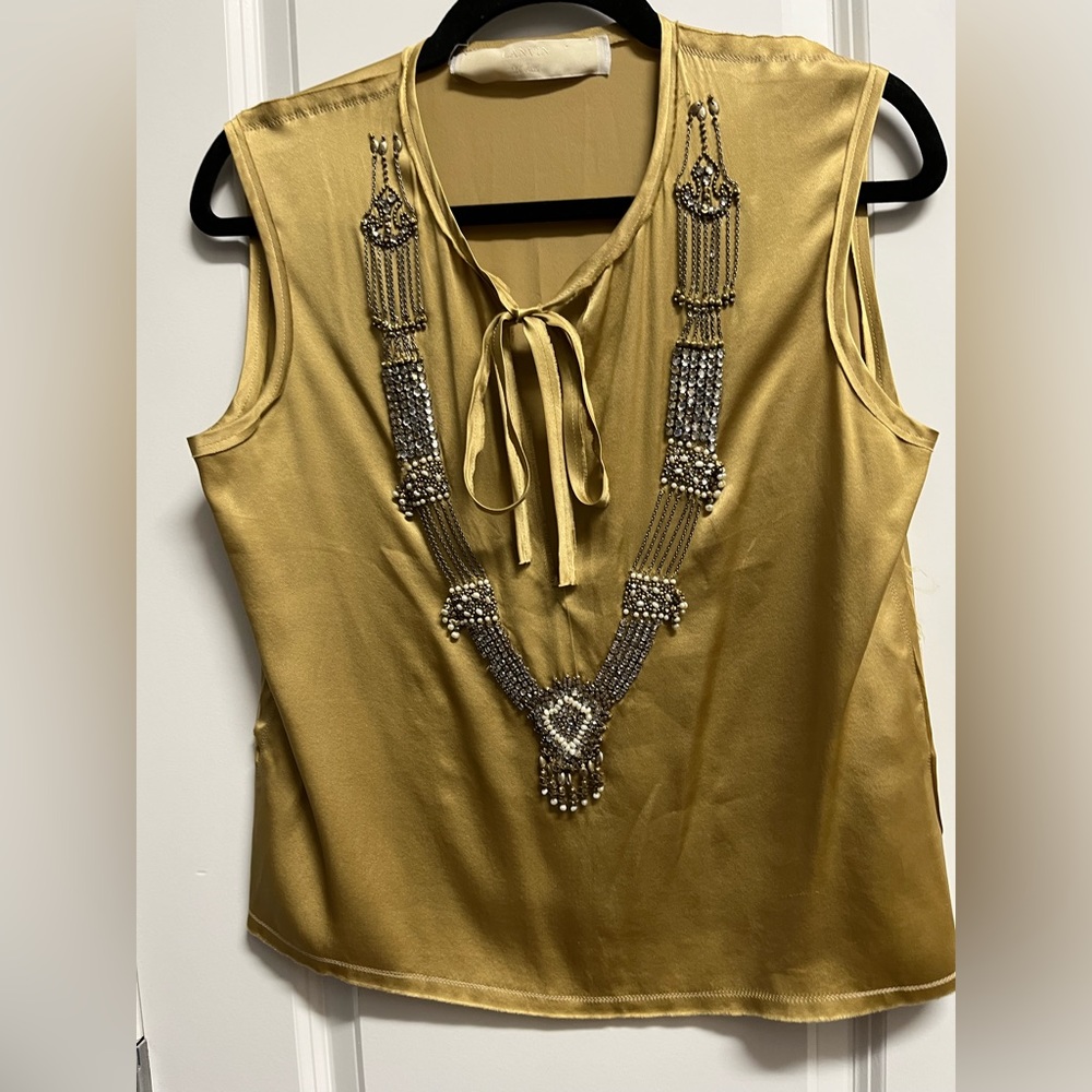 Lanvin sequin top